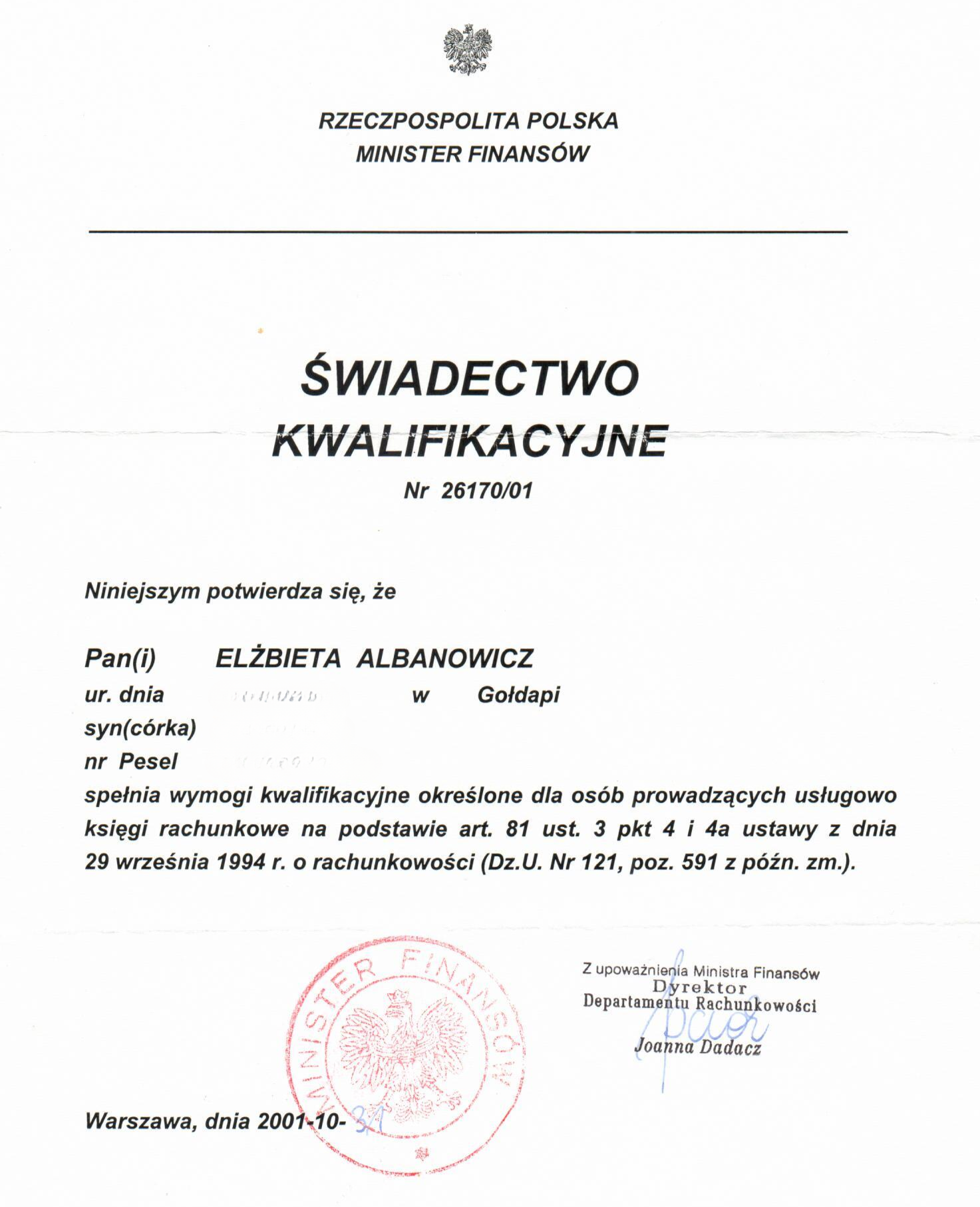 świadectwo-kwalifikacyjne – ze zmianami